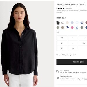 Everlane Must Have Linen Shirt